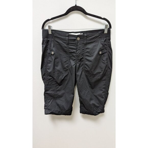 Sonoma Black Mid-Length Cargo Shorts - Picture 1 of 2